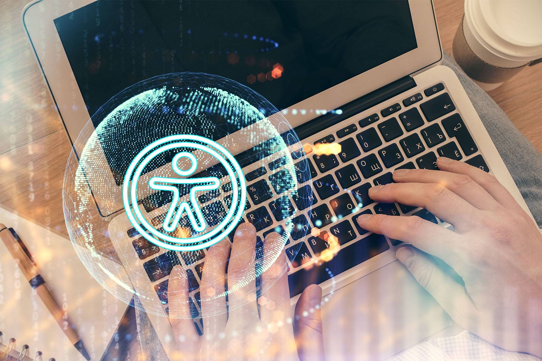 Accessibilità Web 2025: un ponte digitale che connette un'azienda a tutti i clienti.