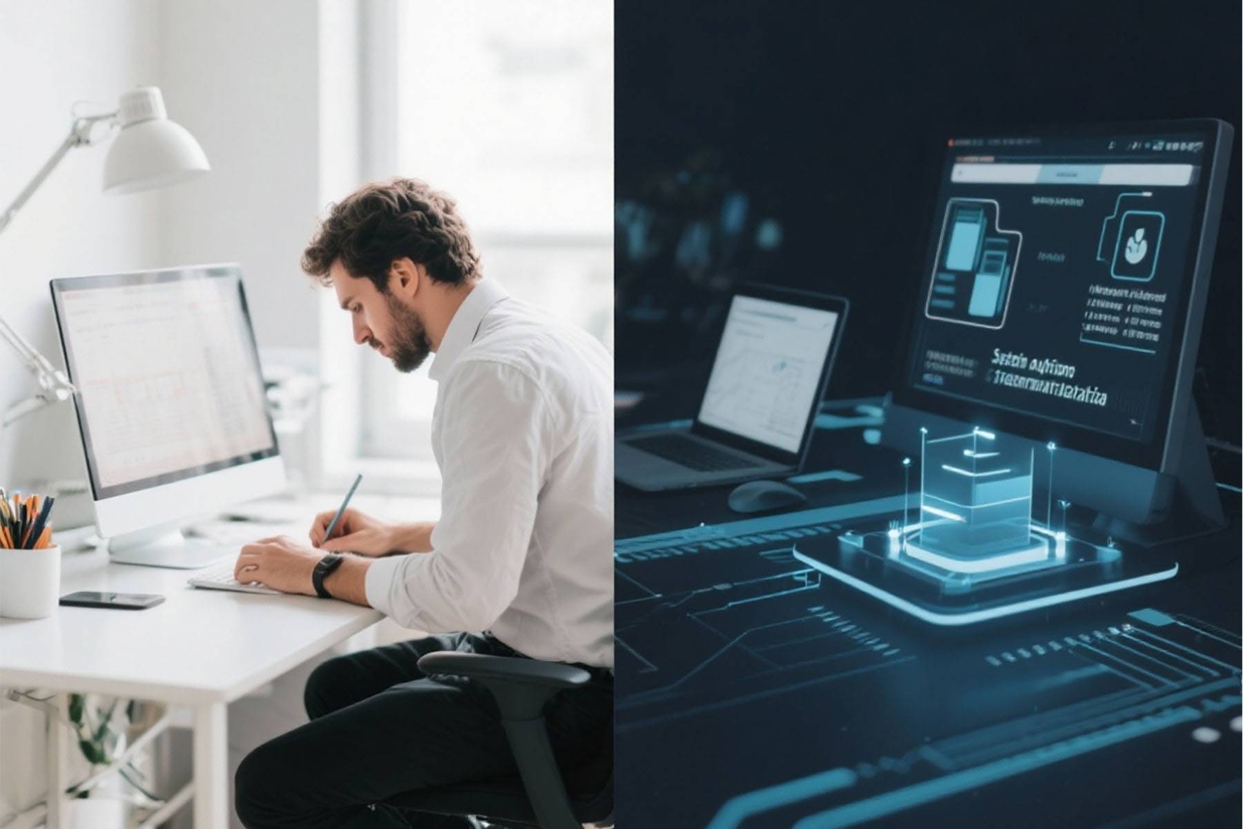 Cos'è marketing automation rappresentato dal progetto difettoso del metodo manuale.